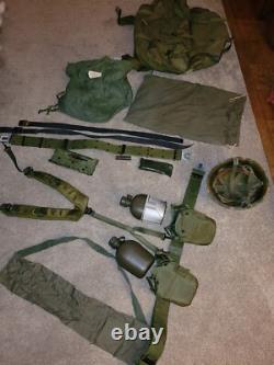 Lot Of US Military LC-1 Large Metal Frame Alice Backpack Rucksack Army USMC More