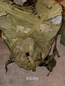 Lot Of US Military LC-1 Large Metal Frame Alice Backpack Rucksack Army USMC More