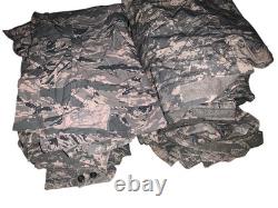 Lot of 14 Various Military US AIR FORCE/ Us Army Camo Uniform Jackets Digi Rank