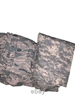 Lot of 14 Various Military US AIR FORCE/ Us Army Camo Uniform Jackets Digi Rank