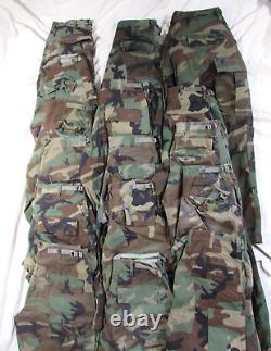 Lot of 16 US Army Military BDU Pants Sz Small Camouflage Woodland 80s 90s 00s