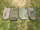 Lot Of 4 40s 50s Us Army Military Duffel Bags Sea Bags Stenciled Ided