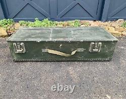 Lot of 6 Military Surplus Footlocker Trunk Vintage Army Case Industrial Storage