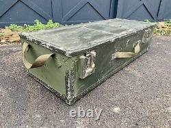 Lot of 6 Military Surplus Footlocker Trunk Vintage Army Case Industrial Storage