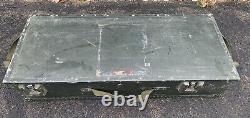 Lot of 6 Military Surplus Footlocker Trunk Vintage Army Case Industrial Storage