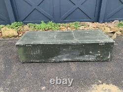 Lot of 6 Military Surplus Footlocker Trunk Vintage Army Case Industrial Storage