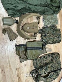 Lot of original military equipment from the US Army sleeping bags