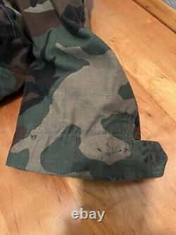 M-65 Field Jacket Made In USA Medium Regular Genuine Surplus Woodland Camo