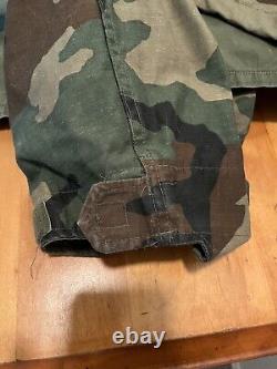 M-65 Field Jacket Made In USA Medium Regular Genuine Surplus Woodland Camo