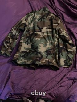 M-65 Field Jacket Made In USA MediumRegular Genuine Surplus Woodland Camo