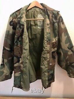 M65 Field Jacket, Made In USA Genuine GI Army Military Surplus, Small Reg
