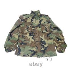 M65 Field Jacket US Army Military Woodland Camo DCU Parka Combat Coat Vintage
