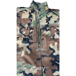 M65 Field Jacket US Army Military Woodland Camo DCU Parka Combat Coat Vintage