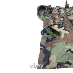 M65 Field Jacket US Army Military Woodland Camo DCU Parka Combat Coat Vintage