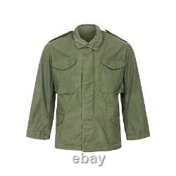 M65 Jacket Genuine US Army Surplus Vintage Military War Combat Field Coat Olive