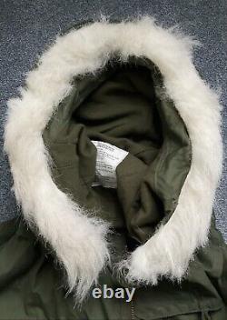 M65 Parka US Army Fishtail Military Extreme Cold Weather Vtg Issue Mod