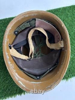 M74 Brown Indian Army Made with Kevlar Helmet Military Surplus Militaria Collect