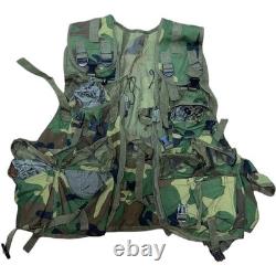 M81 Tactical Vest US Army Woodland Camouflage Combat Load Bearing Military LBV