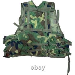 M81 Tactical Vest US Army Woodland Camouflage Combat Load Bearing Military LBV