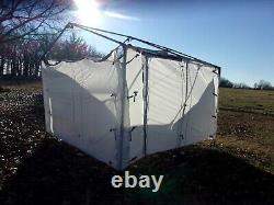MILITARY 11x11 COMMAND POST TENT LINER SET-LINER ONLY-NOT A TENT STAINED US ARMY