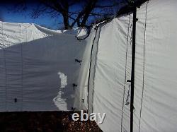 MILITARY 11x11 COMMAND POST TENT LINER SET-LINER ONLY-NOT A TENT STAINED US ARMY