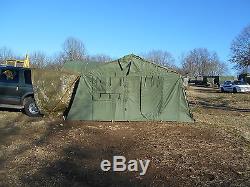 MILITARY 16x16 FRAME TENT SURPLUS CAMPING HUNTING US ARMY. NO FRAMES INCLUDED