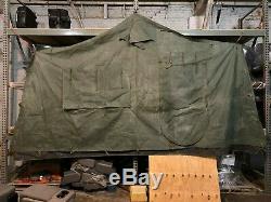 MILITARY 16x16 FRAME TENT SURPLUS US ARMY. END SECTION ONLY