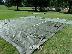 MILITARY 16x16 FRAME TENT SURPLUS US ARMY. NO FRAMES INCLUDED CAMPING HUNTING