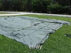 MILITARY 16x16 FRAME TENT SURPLUS US ARMY. NO FRAMES INCLUDED CAMPING HUNTING