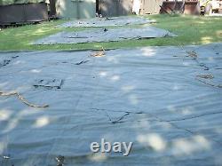 MILITARY 16x16 FRAME TENT SURPLUS US ARMY. NO FRAMES INCLUDED CAMPING HUNTING