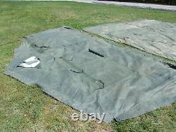 MILITARY 16x16 FRAME TENT SURPLUS US ARMY. NO FRAMES INCLUDED CAMPING HUNTING