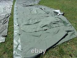 MILITARY 16x16 FRAME TENT SURPLUS US ARMY. NO FRAMES INCLUDED CAMPING HUNTING