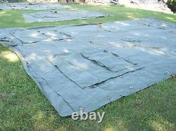 MILITARY 16x16 FRAME TENT SURPLUS US ARMY. NO FRAMES INCLUDED CAMPING HUNTING