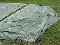 MILITARY 16x16 FRAME TENT SURPLUS US ARMY. NO FRAMES INCLUDED CAMPING HUNTING