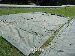 MILITARY 16x16 FRAME TENT SURPLUS US ARMY. NO FRAMES INCLUDED CAMPING HUNTING