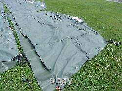 MILITARY 16x16 FRAME TENT SURPLUS US ARMY. NO FRAMES INCLUDED CAMPING HUNTING