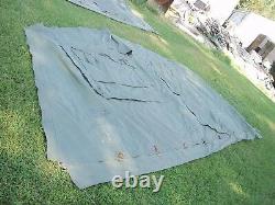 MILITARY 16x16 FRAME TENT SURPLUS US ARMY. NO FRAMES INCLUDED CAMPING HUNTING