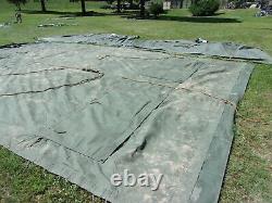 MILITARY 16x16 FRAME TENT SURPLUS US ARMY. NO FRAMES INCLUDED CAMPING HUNTING