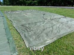 MILITARY 16x16 FRAME TENT SURPLUS US ARMY. NO FRAMES INCLUDED CAMPING HUNTING