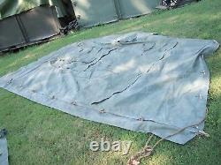 MILITARY 16x16 FRAME TENT SURPLUS US ARMY. NO FRAMES INCLUDED CAMPING HUNTING