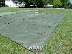 MILITARY 16x16 FRAME TENT SURPLUS US ARMY. NO FRAMES INCLUDED CAMPING HUNTING