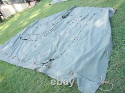 MILITARY 16x16 FRAME TENT SURPLUS US ARMY. NO FRAMES INCLUDED CAMPING HUNTING