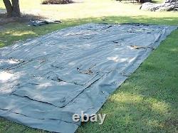 MILITARY 16x16 FRAME TENT SURPLUS US ARMY. NO FRAMES INCLUDED CAMPING HUNTING