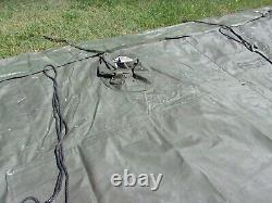 MILITARY 16x16 FRAME TENT SURPLUS US ARMY. NO FRAMES INCLUDED CAMPING HUNTING