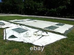 MILITARY 16x16 FRAME TENT SURPLUS US ARMY. NO FRAMES INCLUDED CAMPING HUNTING