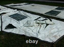 MILITARY 16x16 FRAME TENT SURPLUS US ARMY. NO FRAMES INCLUDED CAMPING HUNTING