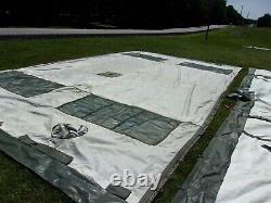 MILITARY 16x16 FRAME TENT SURPLUS US ARMY. NO FRAMES INCLUDED CAMPING HUNTING