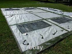 MILITARY 16x16 FRAME TENT SURPLUS US ARMY. NO FRAMES INCLUDED CAMPING HUNTING