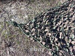 MILITARY ARMY CAMO CAMOUFLAGE NET NETTING VERY GOOD CONDITION 9x18 NOT U. S ISSUE