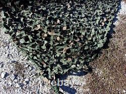 MILITARY ARMY CAMO CAMOUFLAGE NET NETTING VERY GOOD CONDITION 9x18 NOT U. S ISSUE